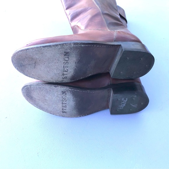 Stetson Handmade Leather Riding Boots - Picture 6 of 9